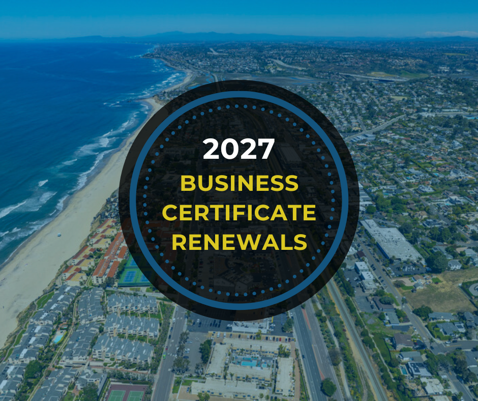 2027 Business Certificate Renewal