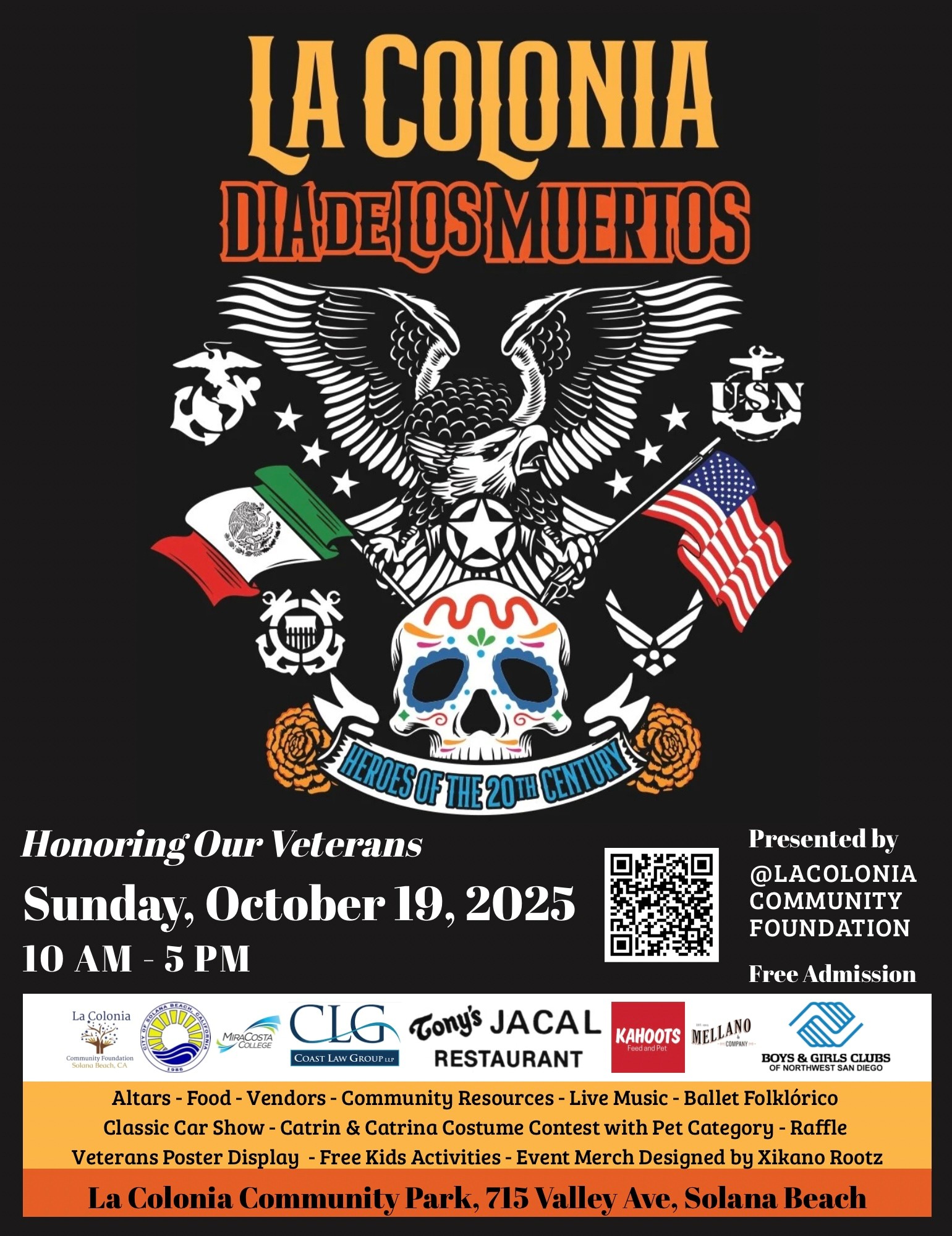 DIA DE LOSE MUERTOS FLYER 2025