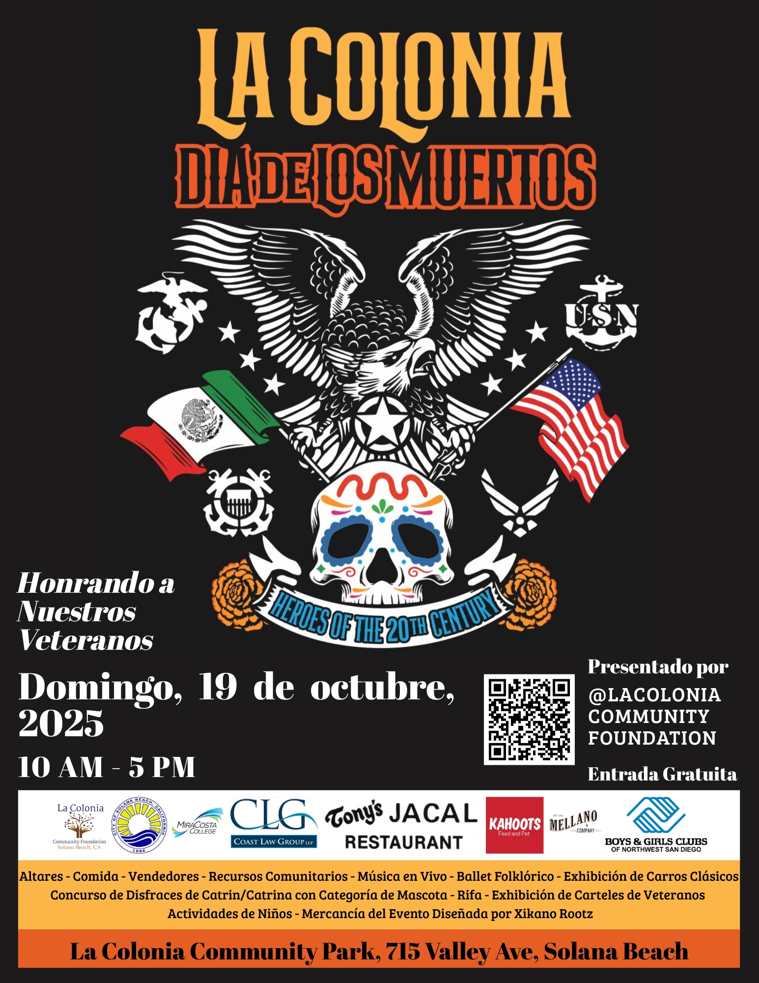 DIA DE LOSE MUERTOS FLYER 2025