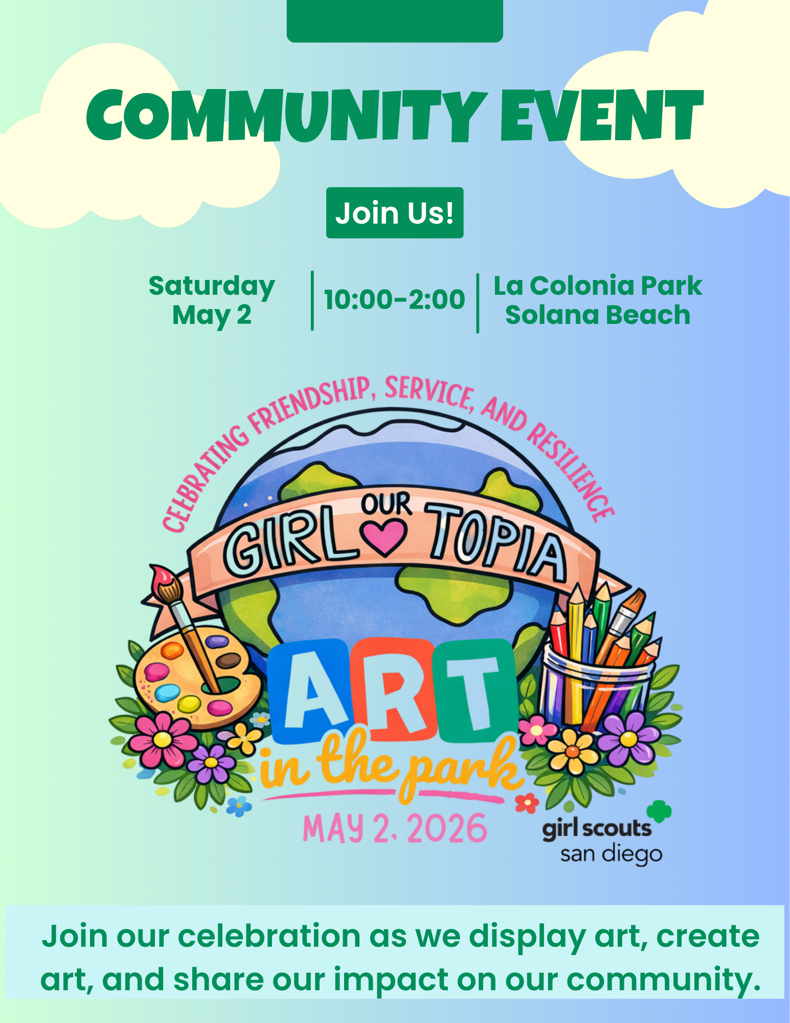 Art in the Park Flyer