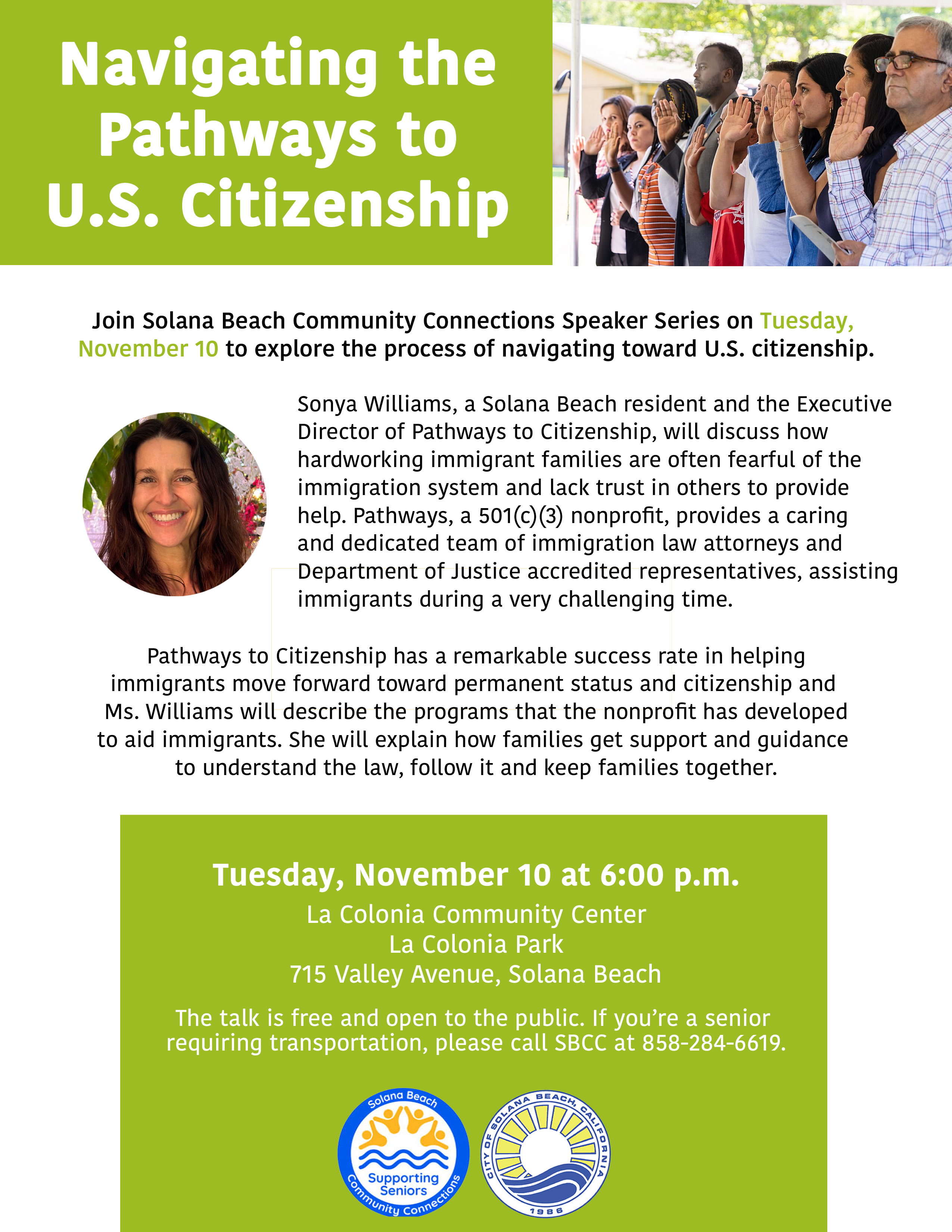 Pathways to Citizenship flyer