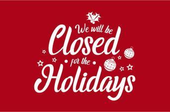Extended City Hall Holiday Closure 2025-26